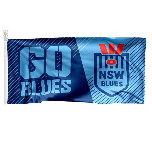 NSW Blues State of Origin NRL Flag Pole Flag 90 cm x 180cm! 