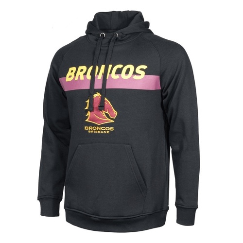 Brisbane Broncos NRL Club Fleece Hoodie Hoody Sizes S-5XL! W0