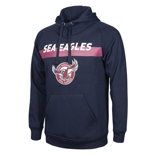 Manly Sea Eagles NRL Club Fleece Hoodie Hoody Sizes Small & Medium! W0