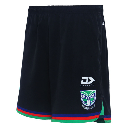 New Zealand Warriors NRL 2026 Dynasty Black Gym Training Shorts Sizes S-7XL!