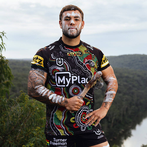 Penrith Panthers NRL 2025 O'Neills Indigenous Jersey Sizes S-7XL!