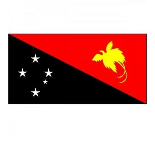 Papua New Guinea Polyester Flag 90cm x 150cm (NO STICK/POLE)