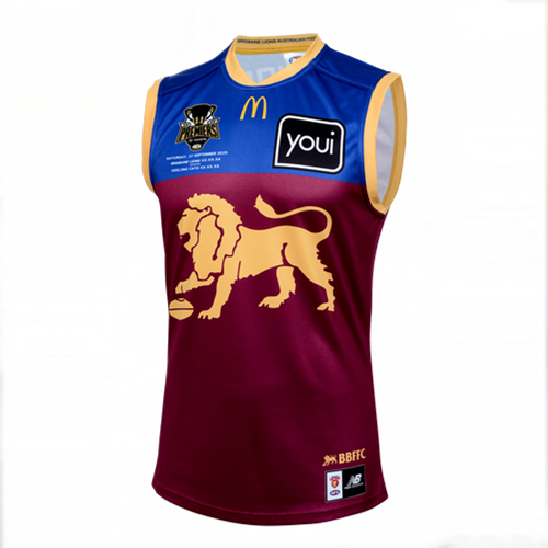 Brisbane Lions AFL 2025 Premiers Guernsey Sizes S-4XL! In Stock!