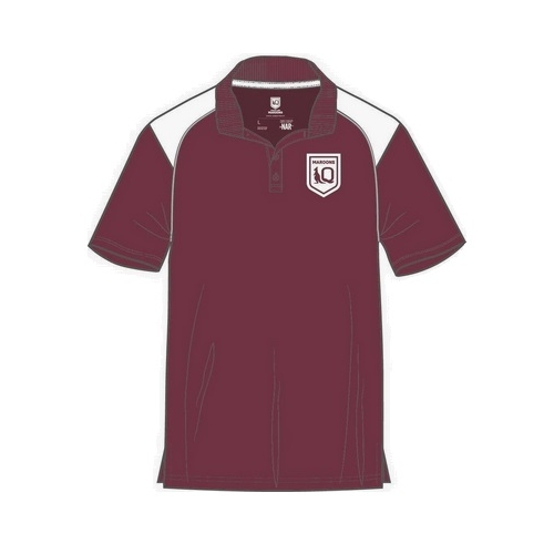 Queensland Maroons SOO Raglan Polo Shirt Sizes S-5XL! S4
