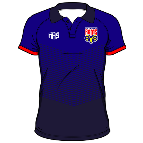 Adelaide Rams MHS Media Polo Shirt Adults Sizes S-5XL! T2