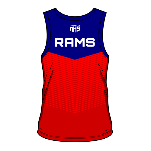 Adelaide Rams MHS Training Singlet Adults Sizes S-5XL! T2