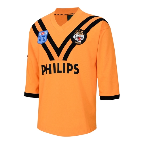 Balmain Tigers 1989 Grand Final Patch ARL/NRL Retro Jersey Size S-5XL! Limited Edition