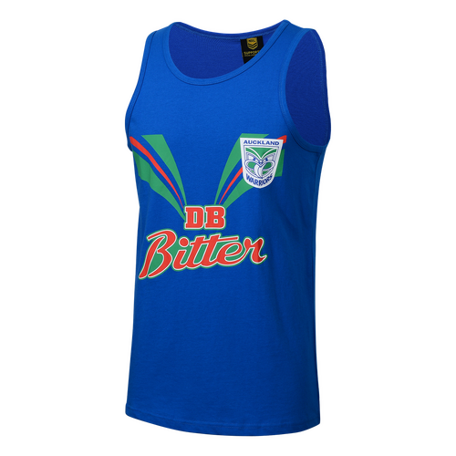 New Zealand Warriors ARL NRL Classic Retro DB Bitter Cotton Singlet Sizes S-5XL!