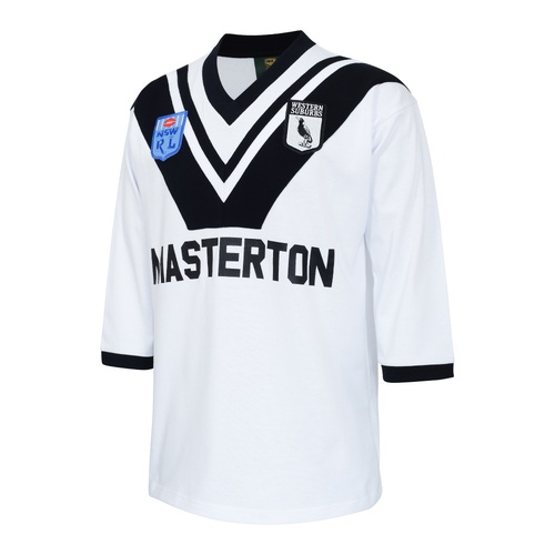 Western Suburbs Magpies 1983 ARL/NRL Retro Jersey Sizes S-5XL! 