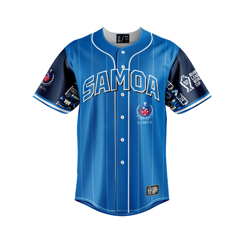 Toa Samoa RLWC 2026 Slugger Baseball Jersey Shirt Sizes S-7XL!