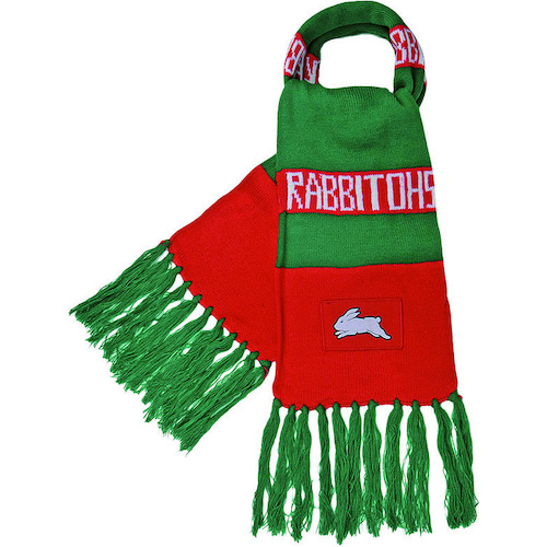 Souths Sydney Rabbitohs NRL Traditional Bar Scarf with tassels! BNWT's!