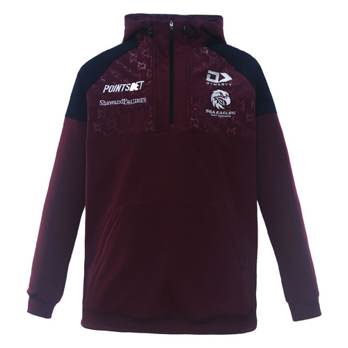 Manly Sea Eagles NRL Players Dynasty 1/4 Zip Pullover Hoody Sizes S-7XL! T4