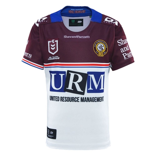 Manly Sea Eagles 2026 NRL Dynasty Home Jersey Kids Sizes 6-16!
