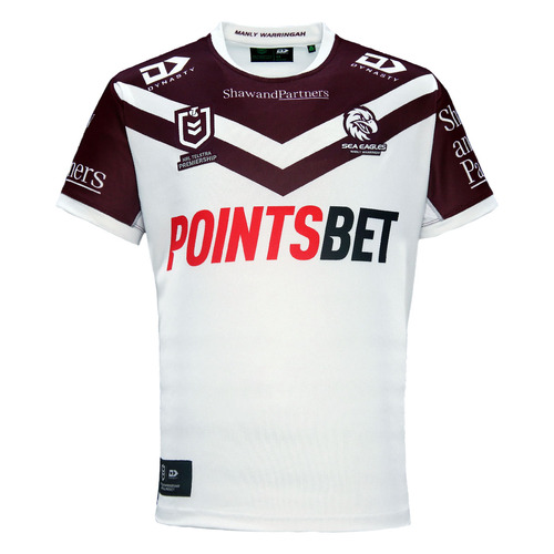 Manly Sea Eagles NRL Dynasty Away Jersey Sizes S-3XL! T4