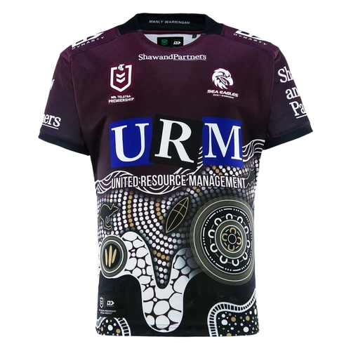 Manly Sea Eagles NRL Dynasty 2025 Indigenous Jersey Sizes S-7XL! 