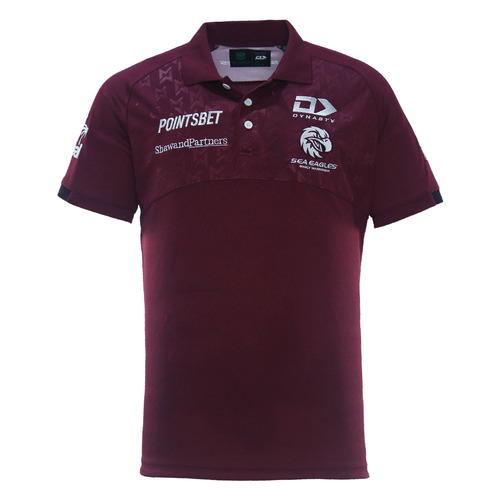 Manly Sea Eagles NRL Dynasty Players Media Polo Shirt Sizes S-7XL! T4