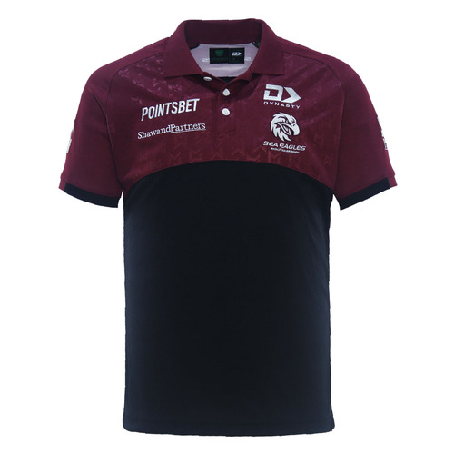 Manly Sea Eagles NRL Dynasty Players Alternate Polo Shirt Sizes S-7XL! T4