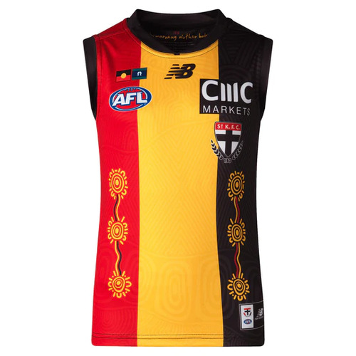 St Kilda AFL New Balance Indigenous Guernsey Sizes S-3XL! T3