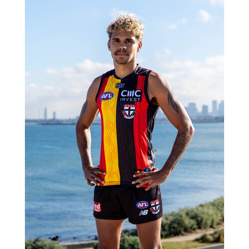 St Kilda AFL Indigenous Guernsey Sizes S-3XL! T4