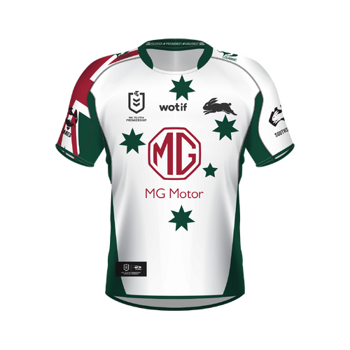 South Sydney Rabbitohs NRL ANZAC Classic Jersey Kids Sizes 8-14! T2