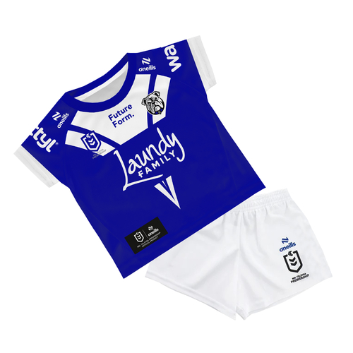 Bulldogs NRL 2026 O'Neills Away Toddlers Jersey Set Sizes: 6 months - 4 years!