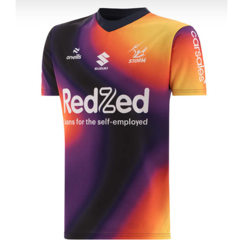 Melbourne Storm NRL O'Neills Captains Run Jersey Sizes S-7XL! T4