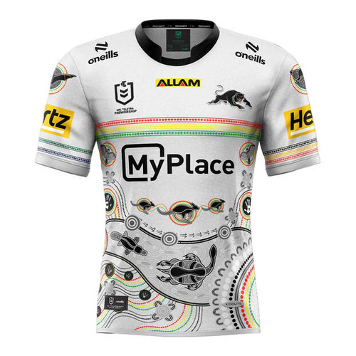 Penrith Panthers NRL O'Neills Indigenous Jersey Sizes S-5XL! T4
