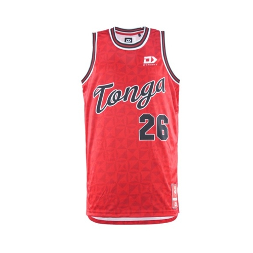 Mate Ma'a Tonga IRL RLWC 2026 Dynasty Basketball Singlet Sizes XS-7XL!