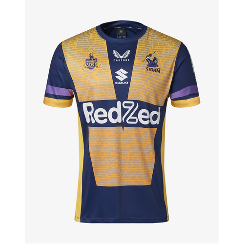 Melbourne Storm NRL Castore Warm Up Shirt Sizes S-5XL! T2