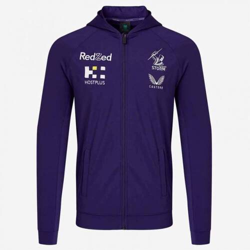 Melbourne Storm NRL Castore Training Zip Through Jacket Hoody Sizes S-5XL! T2