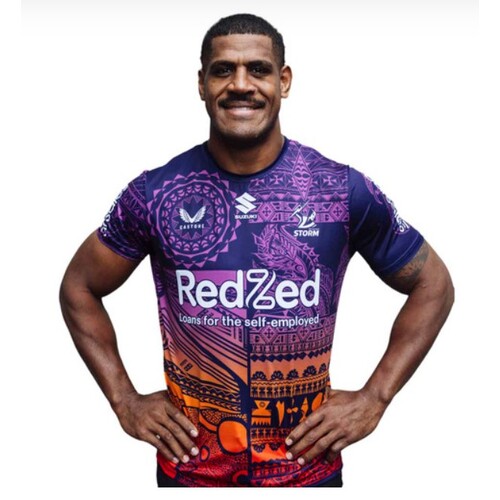 Melbourne Storm NRL Castore Multicultural Training Shirt Sizes S-5XL! T3