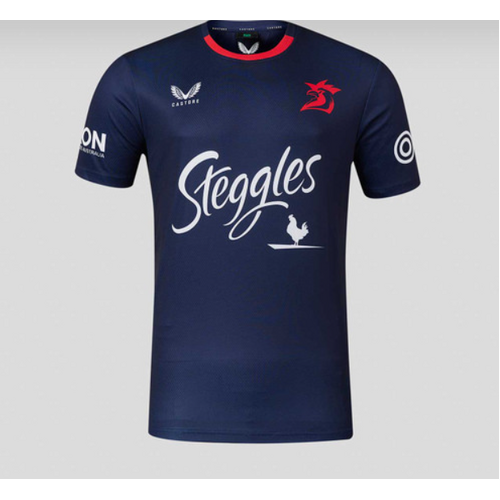 Sydney Roosters NRL Castore Training Tee Sizes S-7XL! T4