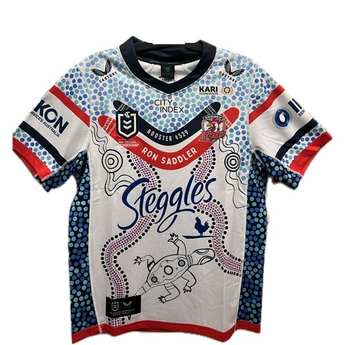 Sydney Roosters NRL Castore Indigenous Jersey Sizes S-7XL! T4