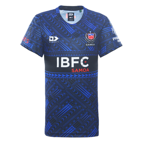 Toa Samoa IRL RLWC 2026 Dynasty Black Training T Shirt Kids Sizes 6-16!