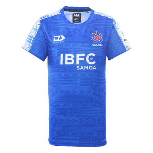 Toa Samoa RLWC 2026 Dynasty Royal Training T Shirt Kids Sizes 6-16!