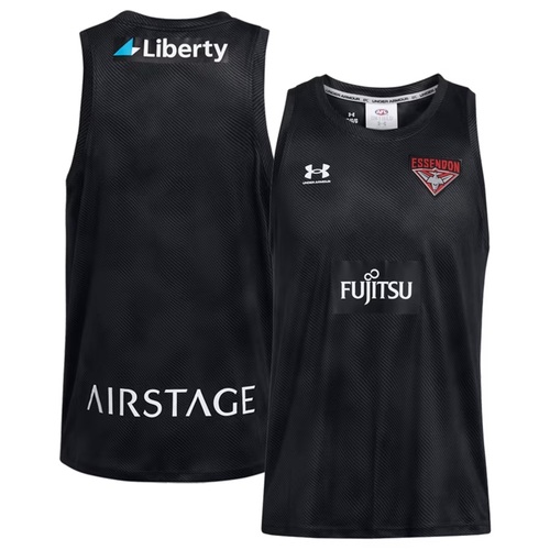 Essendon Bombers AFL Under Armour Training Singlet Sizes S-3XL! T4