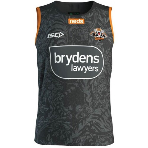 Wests Tigers NRL Players Training Singlet Sizes S-5XL! T0