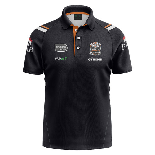 Wests Tigers NRL Steeden Players Media Polo Shirt Sizes S-7XL! T4