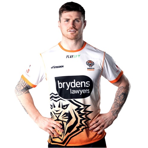 Wests Tigers NRL Steeden Players Run Out Shirt Sizes S-7XL! T3