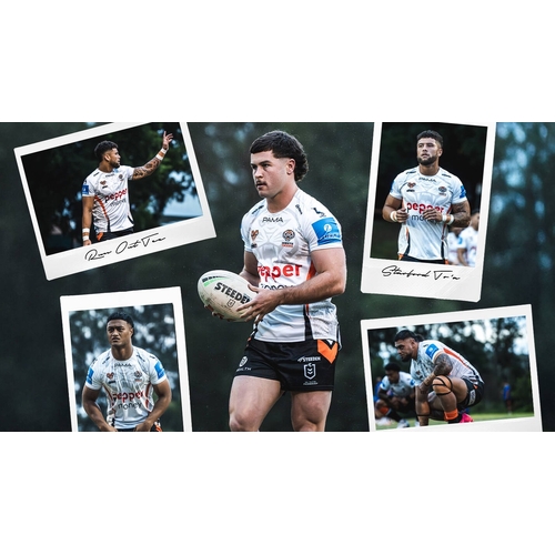 Wests Tigers NRL 2025 Steeden Run Out Shirt Sizes S-7XL! 